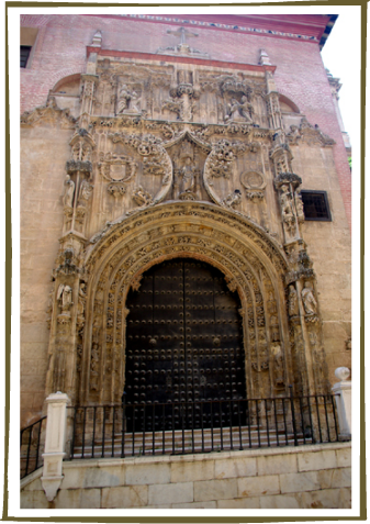 Portada del Sagrario de Málaga.